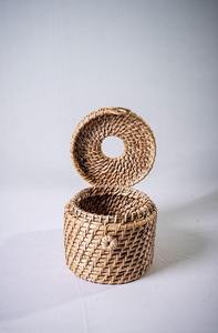 Elegant Round Rattan <b>Napkin</b> <b>Holder</b> For Contemporary Dining Room Kitchen Table And Decorative Use Wholesale From India - Product Image 3