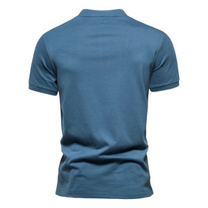 2024 <b>Men's</b> Summer Casual <b>T</b> <b>Shirts</b> Breathable Short Sleeves <b>V</b>-<b>neck</b> Cotton Bamboo Fiber 220g Canvas Blank Design - Product Image 2