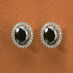 Long Lasting Rhodium Plated Cz Classic <b>Stud</b> <b>Earring</b> With Handmade Jewellery Exporter in India - Product Image 2