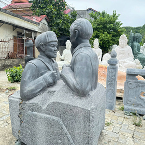 Estatuas de retrato personalizadas para exteriores modernas y duraderas con instalación en el sitio 1 año de garantía y soporte técnico en línea tallado a mano - Product Image 6