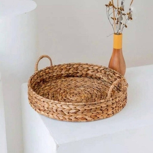 Paniers tissés en jonc de mer personnalisés, pots de fleurs modernes ondulés à la main, jardinières, paniers à linge, plateaux de rangement pour enfants et adolescents, nouvel arrivage - Product Image 1