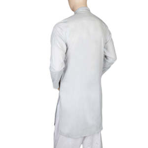 Mashriq EMB <b>Kurta</b> For <b>Men</b> - OFF WHITE - Product Image 4