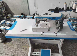 Nueva Máquina de Coser Industrial Ja-ck W4S de Puntada Plana con 3 Agujas y Accionamiento Directo, Estructura de Acero, Mango de Plástico, Grado DIY, 3 Años de Garantía - Product Image 6