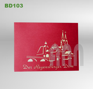 ANN HANDICRAFT Cartes de vœux en papier 3D faites à la main de style japonais de haute qualité pour Thanksgiving, Hanoi - Offset écologique - Product Image 6