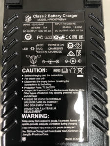 HP0060WB-M HP Replace HP1202B <b>Battery</b> Charger 2 Pin <b>for</b> <b>Mobility</b> <b>Scooters</b> Option AU /EU/ USA Plug Power Cords - Product Image 3