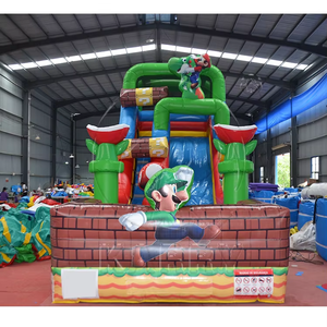 Giant <b>Inflatable</b> Bounce House <b>Slide</b> Combo Commercial Grade PVC Material Large Bouncy Jumping House Portable Kids Jumper For Part - Product Image 4