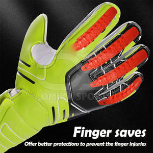 Goalkeeper Gloves With Comfortable Fit And Non <b>Slip</b> Latex Palm Grip Training Goalkeeper Gloves - Product Image 3