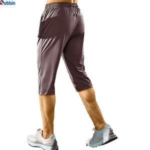 New Arrival <b>Men's</b> Capri Pants Below Knee Workout Shorts Casual <b>3</b>/<b>4</b> Jogger Running Zipper Pockets Unisex Golf Athletic <b>Trousers</b> - Product Image 4