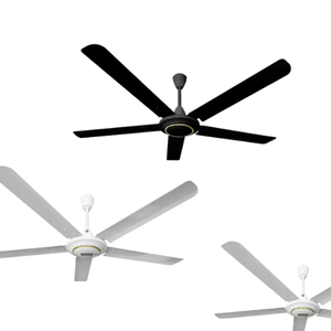 Vente en gros AURA noir blanc ventilateur de plafond métal OEM Air 56 pouces moteur en cuivre pales en aluminium livraison rapide 100 pouces du TLC - Product Image 5