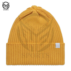 Gorro de invierno con logotipo personalizado, gorro de punto hecho a mano, gorro informal de invierno para adultos - Product Image 3