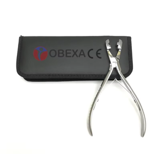 Alicates de reparación de extensiones de cabello de micro queratina profesional, herramienta de cabello de acero inoxidable de calidad Premium para mantenimiento de extensiones - Product Image 1