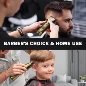 Cortadora de Pelo Profesional Inalámbrica para Hombre, Recargable, Recortadora de Barba con Pantalla LED, Fuente de Alimentación USB y Batería - Product Image 2