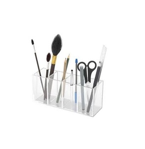 Modern Design Acrylic Box Pen Holder <strong>Minimalist</strong> <strong>Organizer</strong> Pen Stand Pen Holder for <strong>Desk</strong> and Office Accessories for Sale - Product Image 2
