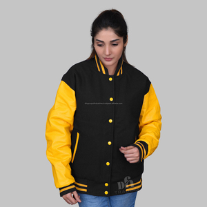 Chaqueta de cuero Varsity para mujer comprar chaqueta Letterman Lana Cuero Varsity Custom Varsity Chaquetas - Product Image 1