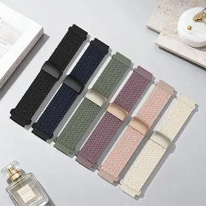 Correa de reloj de nailon elástico con hebilla magnética de liberación rápida para Huawei <span class=keywords><strong>Watch</strong></span> GT6Pro <span class=keywords><strong>46mm</strong></span> 22mm 20MM correa de reloj para <span class=keywords><strong>Galaxy</strong></span> 6 <span class=keywords><strong>5</strong></span> Classic - Product Image 4