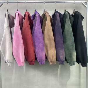 Sweat à capuche épais de haute qualité surdimensionné et lourd en molleton vierge personnalisé 400 grammes Mélange de coton Sweat à capuche pour homme - Product Image 4