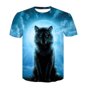3D Animal <b>Wolf</b> Printed T-<b>shirt</b> From Men Digital Printing Tshirt Graphics Clothing All Over Print Tees Casual Oversized T <b>Shirt</b> - Product Image 2