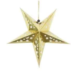 Gancho de estrella de hierro de metal para decoración navideña compatible con estrella de metal colgante de color negro de alta calidad uso color y diseño personalizados - Product Image 4