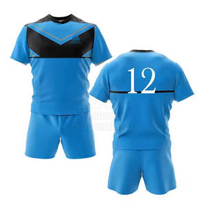 Conjuntos de uniformes de rugby de alta calidad hechos a medida con el último diseño característica transpirable precio al por mayor - Product Image 1