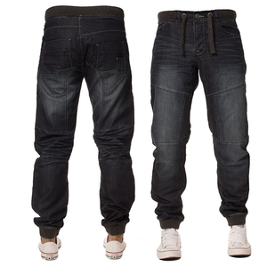 Jeans en denim pour hommes pantalons directs d'usine à la mode taille moyenne Slim Fit Stretch Jeans pour un look urbain décontracté - Product Image 5