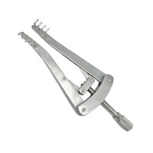 Retractor de autorretención ortopédica quirúrgica Alm, 4 "(10cm), 4x4 dientes Blunt Alemania Espéculo de Oftalmología de acero inoxidable - Product Image 2