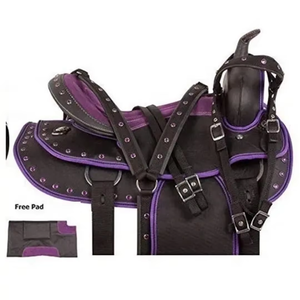 Acheter des selles en cuir occidental de qualité supérieure avec un ajustement confortable pour les longs trajets Selles en cuir de conception usinée à la main - Product Image 3