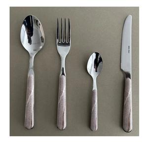 Suministro de utensilios de cocina Juego de cubiertos único Hoteles y restaurantes Cena Cubiertos decorativos de acero inoxidable Juego de cubiertos de metal - Product Image 5