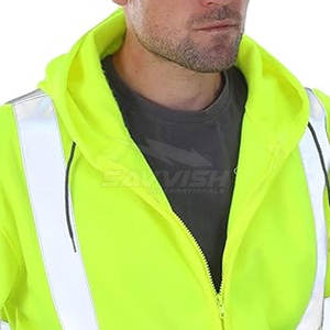 Sudadera de Seguridad de Nailon y Poliéster para Trabajo, Sudadera de Seguridad Personalizada, Sudadera de Seguridad de Alta Visibilidad Más Vendida - Product Image 5