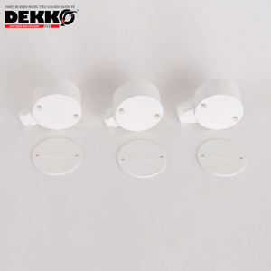 Boîte de jonction 1 voie PVC 25mm raccord de conduit électrique durable pour une installation de câblage sûre et facile dans toutes les applications - Product Image 1