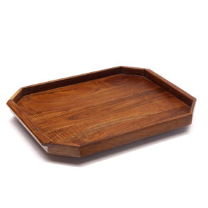 Alimentaire traiteur & présentoir ensemble de plateaux rectangulaires en bois dur repas buffet traiteur plateaux en bois prix le plus bas - Product Image 4