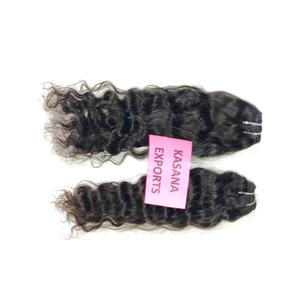 Machine indienne Double trame vague profonde paquet cuticule brute alignée couleur naturelle noir Extensions pour femmes boucles vietnamiennes en gros - Product Image 6