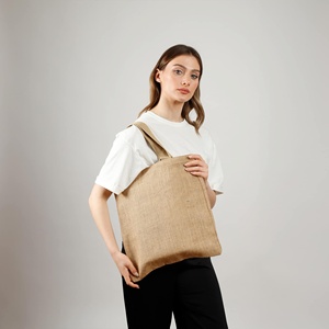 "Handmade Eco-Friendly Jute Straw Tote Durable & Embroidered Solid Color Fashion Bag Summer-Winter" - Product Image 2