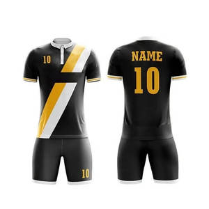 Conjunto de camisetas de fútbol personalizadas de alta calidad al por mayor, uniforme de fútbol original con impresión por sublimación para adultos - Product Image 4
