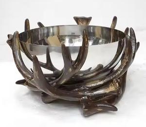 Top Tendance Facile À Nettoyer Design Moderne En Acier Inoxydable Écrou Bol De Fruits Poli À Manger Servir À La Maison Restaurant Hôtel Parties - Product Image 4