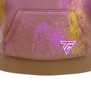 Sweat-shirt pour hommes de haute qualité 35% coton épais sweat à capuche surdimensionné impression en relief Sublimation polaire hiver teint uni - Product Image 3