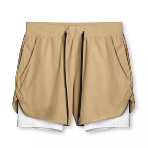 Wholesales Custom Gym <b>Shorts</b> Causal Man Sports Men's Nylon Spandex Workout <b>Slim</b> Fit <b>Shorts</b> for Men - Product Image 3