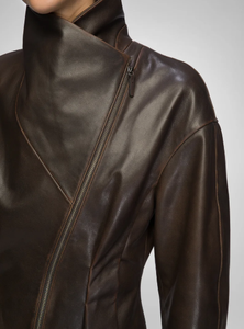 <b>Top</b> Design Women Leather Jackets for Women With OEM service - Product Image 5