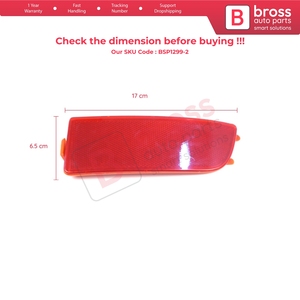 Reflector de Luz Trasero Derecho BSP1299-2 para Sprinter W906 Crafter MK1 2E 2F 2E0945106A - Product Image 6