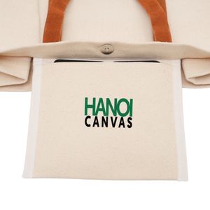 Custom Reusable <b>Canvas</b> Tote Bag with Cotton Handle Customized Size Casual Letter Design for Women & Students <b>Beach</b> Shopping - Product Image 6
