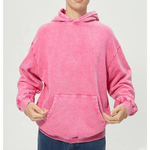 Sweat-shirt MASSGARMENT Streetwear, coupe ample, surdimensionné, 100% coton, poids lourd, lavage à l'acide, pour hommes - Product Image 4