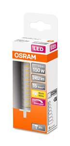 Lampada Led lineare regolabile R7s 18,2W 2700K 2452Lm 118mm (Osram 4058075432574) - Product Image 2