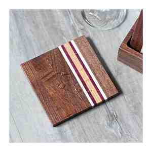 Posavasos de madera de precio razonable de alta demanda, diseño personalizado, respetuoso con el medio ambiente, duradero, moderno, calidad de exportación - Product Image 6