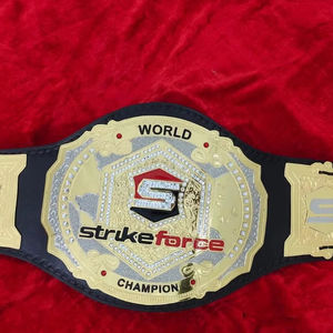 เข็มขัดแชมป์มวยปล้ำรุ่นพรีเมี่ยมออกแบบโลโก้ด้านหน้าหนังแท้หนา6มม. ออกแบบได้ตามต้องการ - Product Image 1