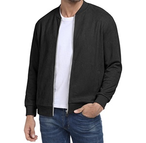 Chaqueta Varsity Personalizada para Hombre, Impermeable, Cortavientos y Transpirable, con Mangas de Cuero y Forro Polar, en Diseño y Color a Elección - Product Image 1