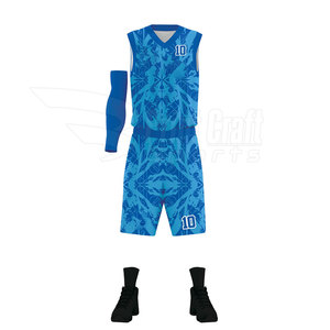 Uniforme de Baloncesto Personalizado de Alta Calidad con Bolsas, Uniforme de Baloncesto Profesional con Bolsas - Product Image 2