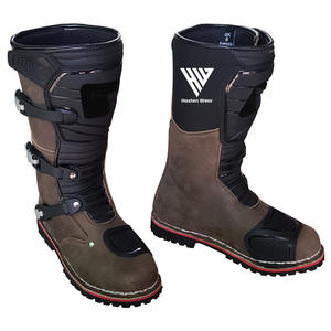 Chaussures de moto pour l'été, bottes de course sur route et tout-terrain, vêtements de sport en cuir, respirantes, imperméables, de haute qualité - Product Image 1