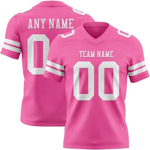 Maillot de football américain de haute qualité pour fans, personnalisable avec nom et numéro d'équipe, uniformes à manches courtes anti-transpiration pour les amateurs de sport - Product Image 4