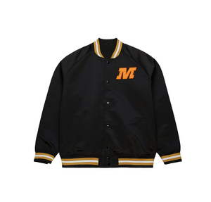 Chaqueta universitaria de satén de alta calidad, último diseño, cómoda, ajuste Regular, chaqueta universitaria de satén personalizada, chaqueta de béisbol transpirable - Product Image 6