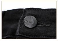 Jeans pour hommes de haute qualité, sur mesure, bleu foncé, coupe droite, nouveau style, coton/spandex, grandes tailles