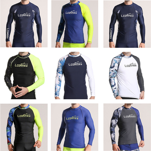 OEM Custom Mens Rash Guard Ropa de surf Protección solar UV Trajes de buceo de manga larga Camisas de compresión de secado rápido - Product Image 5